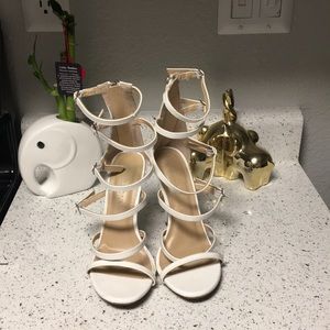 White Heels Size:5 1/2